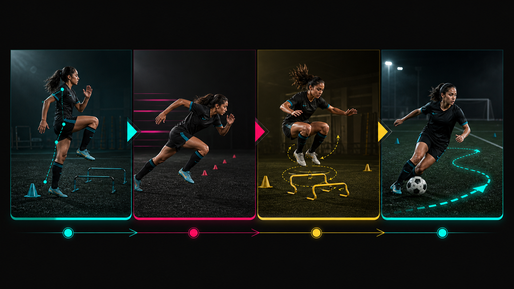 Sixteen-week soccer speed roadmap for acceleration, strength, plyometrics, and retesting