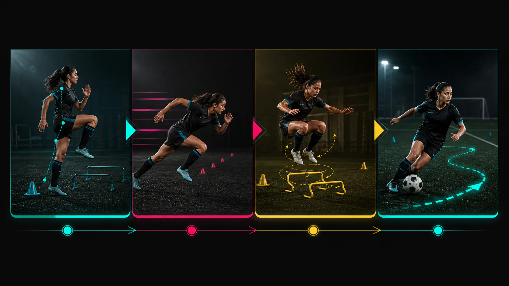 Sixteen-week soccer speed roadmap for acceleration, strength, plyometrics, and retesting