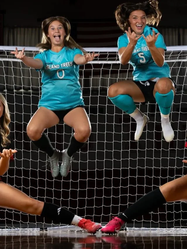 Alexis Burmeister playing soccer